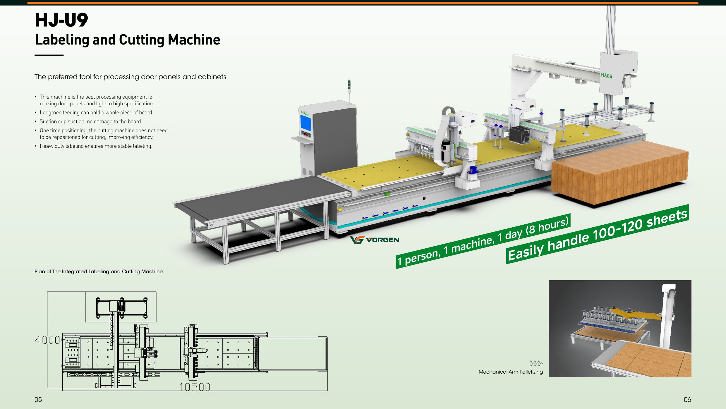HJ-U9 | Labeling & Cutting Machine