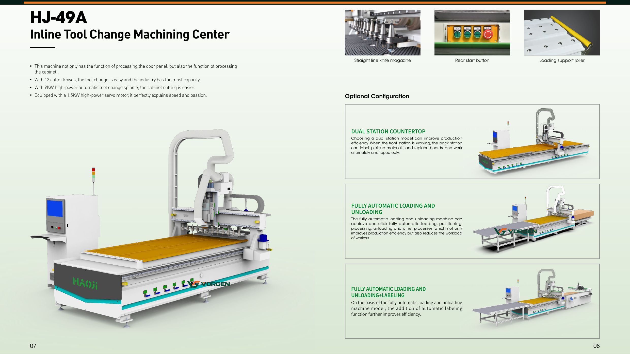 HJ-49A | Inline Tool Change Machining Center