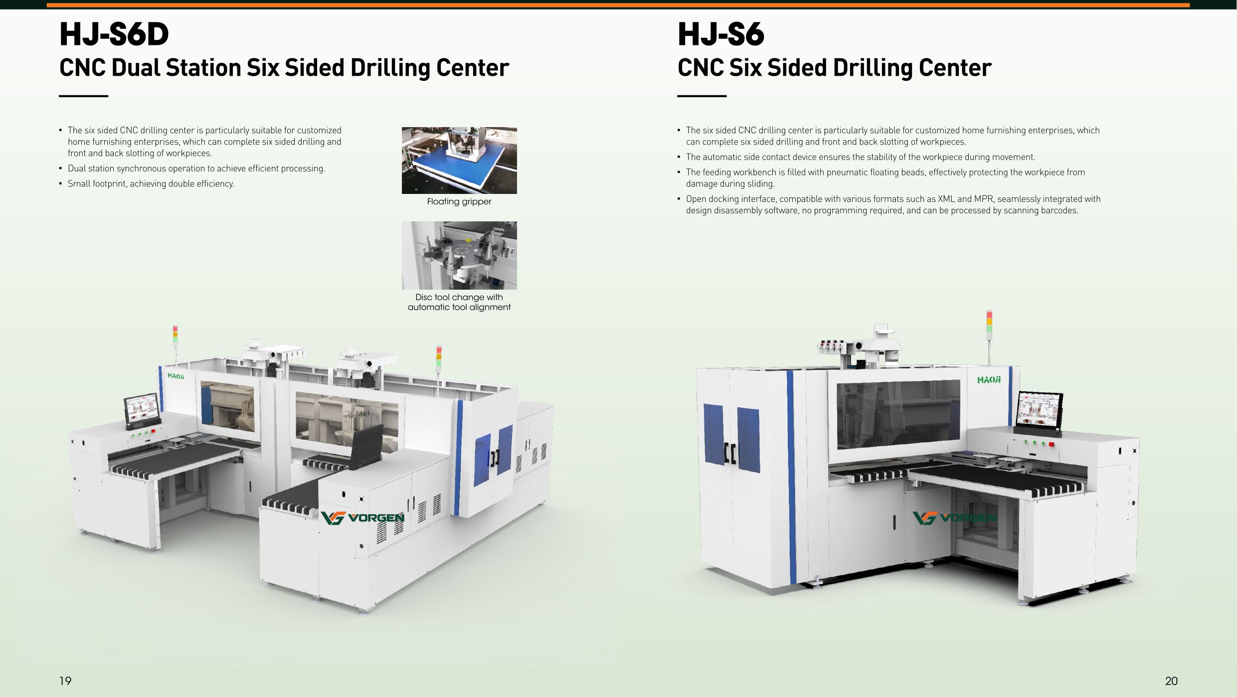 HJ-S6D / HJ-S6 | Six-Sided Drilling Centers