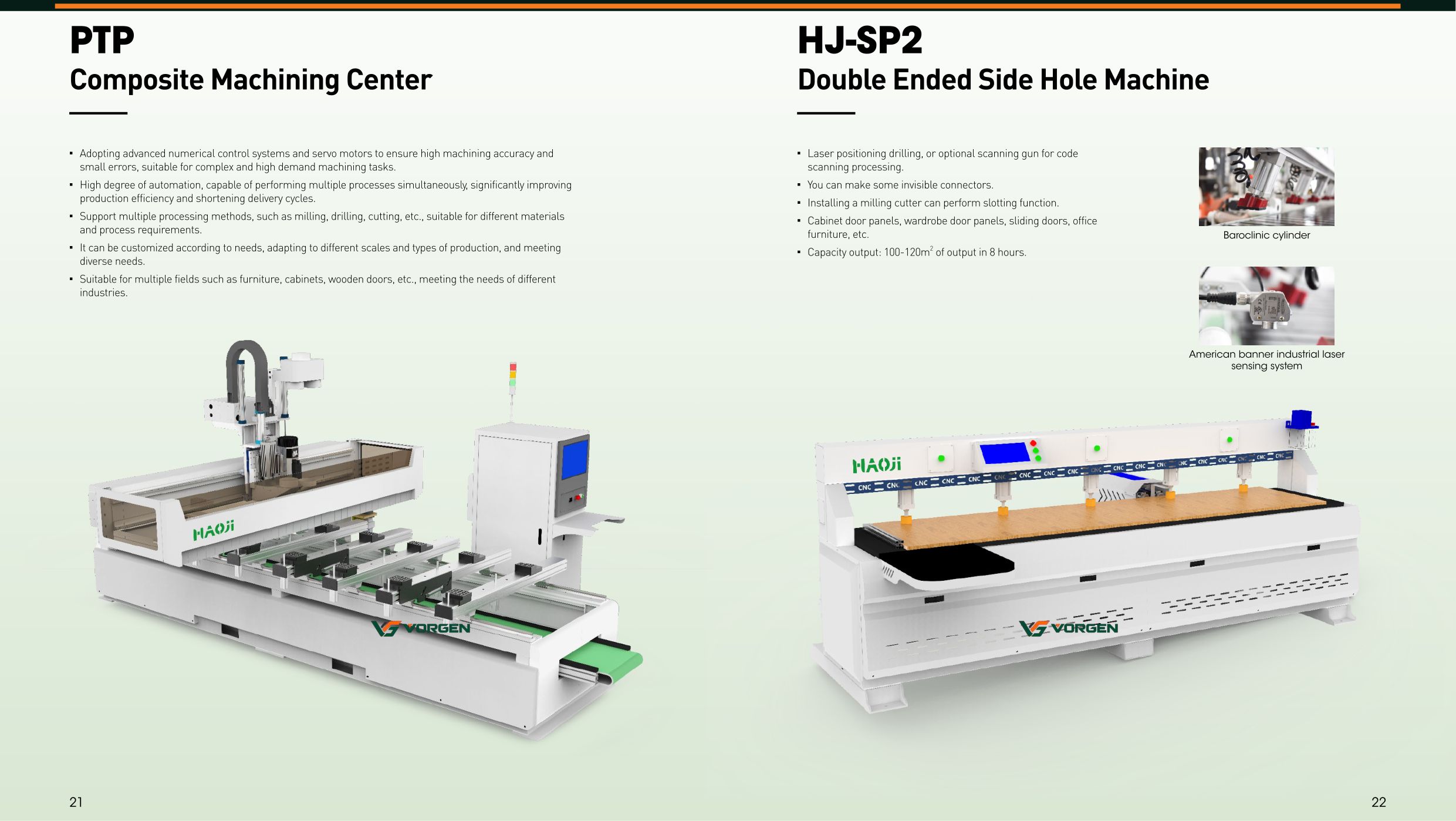 PTP Flexible Machining Center | HJ-SP2 Side-Hole Machine