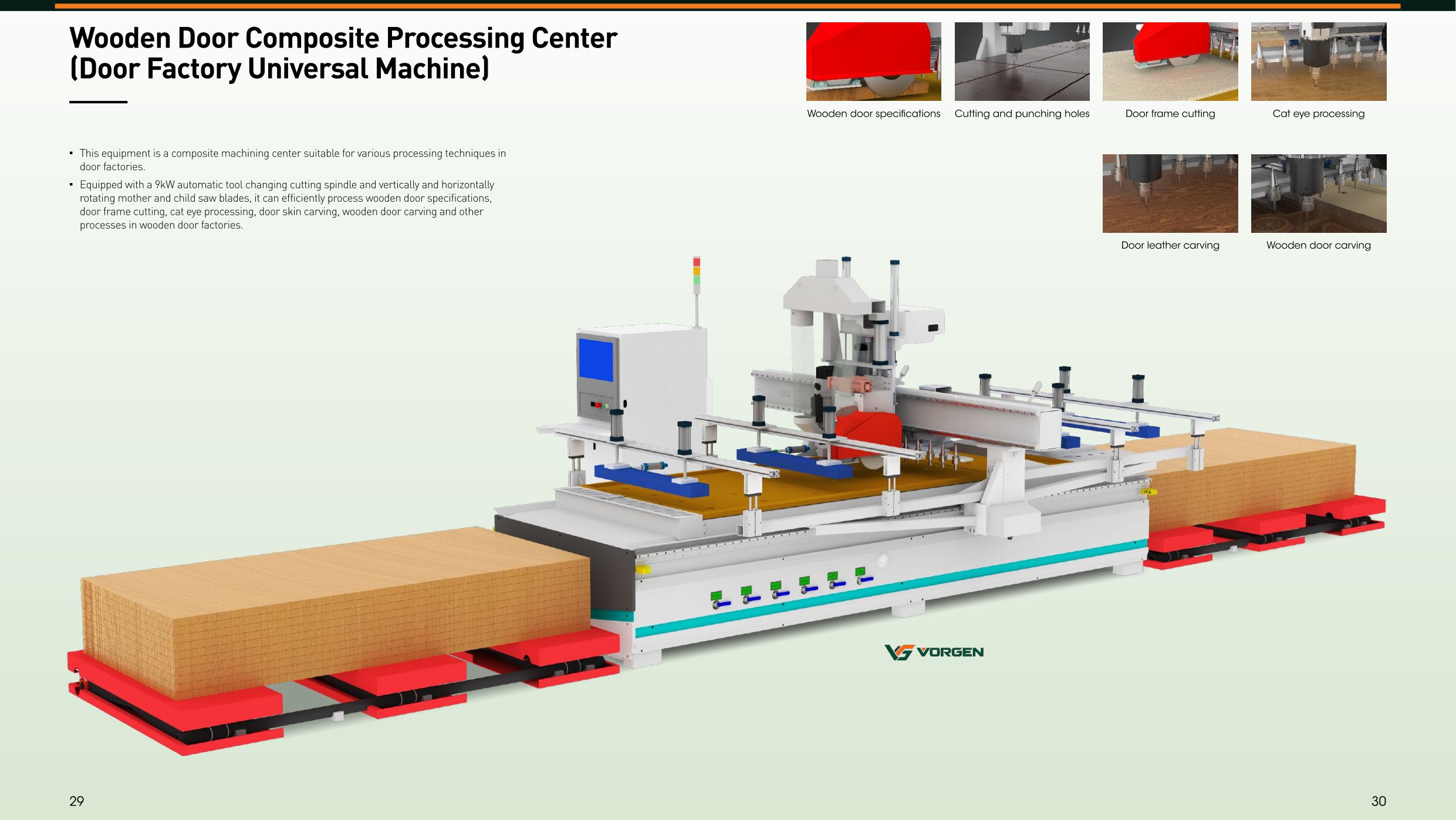 Wooden Door Composite Processing Center