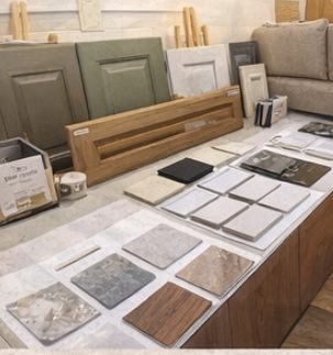 Materials and finishes to choose from