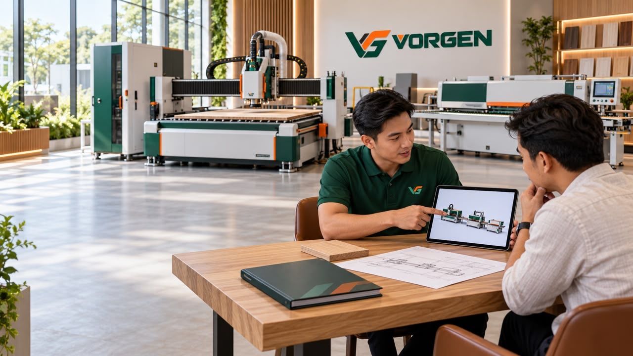 Planning a job in VORGEN production software