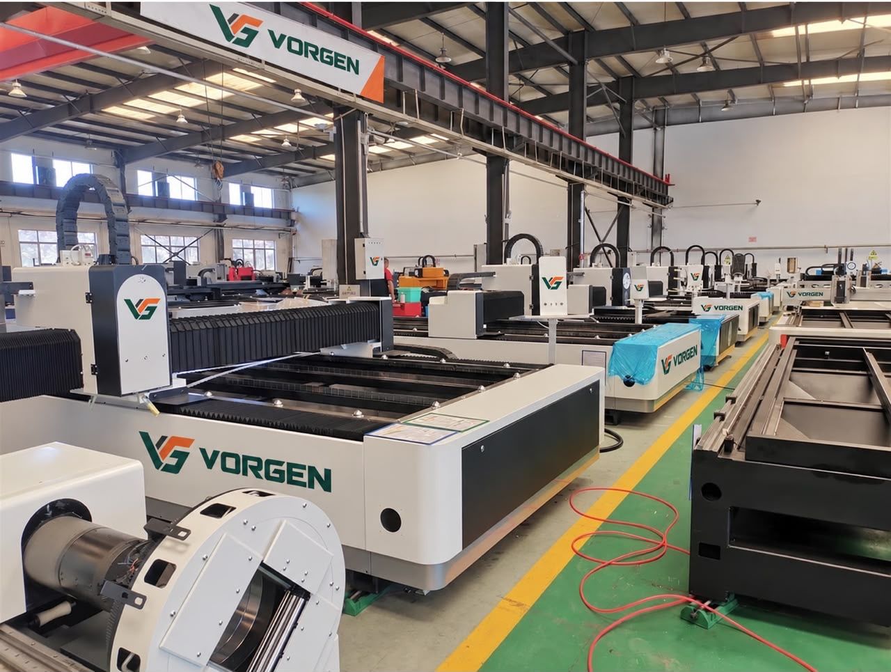 The VORGEN production floor