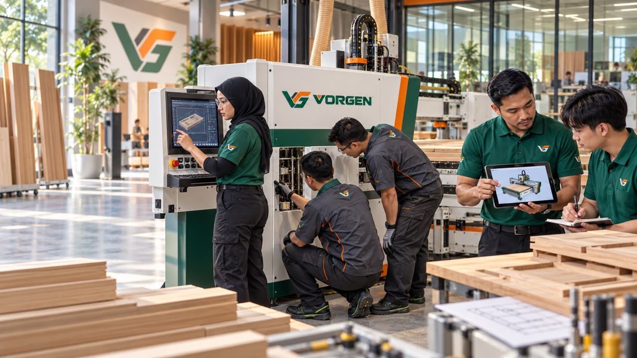 A working session between VORGEN and customers