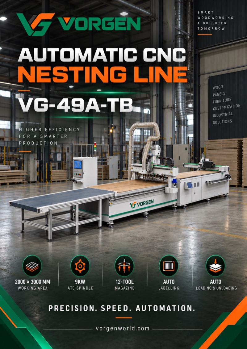 Automatic CNC Nesting Line brochure cover