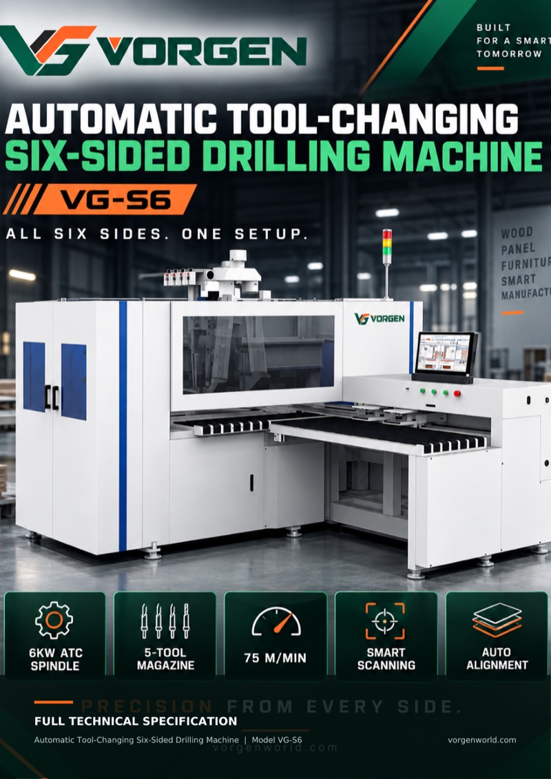 CNC Six-Sided Drilling Machine brochure cover